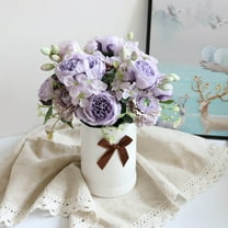 JGJJUGN High Grade Artificial Flowers - Realistic Plastic Peonies for Home Decoration, Bright Colors, Fade-Resistant, Waterproof, Indoor/Outdoor Use