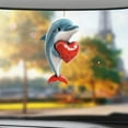 thumbnail image 6 of YANHAIGONG Dolphin Ornament Decoration ,Dolphin Ornaments for Christmas Tree,Dolphin Love Hearts Ornament,Sea Animal Hanging Ornament,Dolphin Christmas Decor,Dolphin Lover Gifts for Christmas, 6 of 6