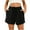Black, variant on Niaviben shorts for women athletic shorts for women linen shorts womens shorts casual bermuda shorts for women Shorts For Trendy High Elastic Waist Comfy Beach Shorts With Pockets Black L