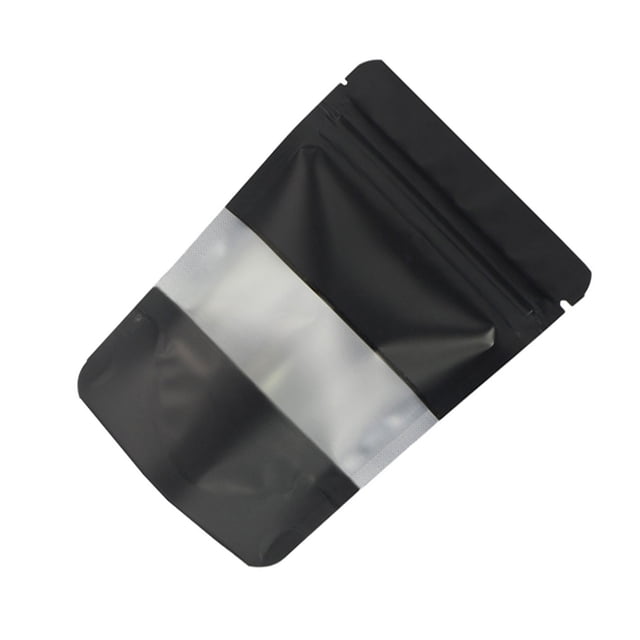 Xingzhi 100Pcs Bag Convenient Multifunctional Organizer Resealable Bags Pouches Kitchenware Collecting Packaging Tools Black 20x30+10cm
