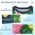 thumbnail image 2 of FORMRS Boys Rash Guard Short Sleeves Swim Shirt Quick Dry UPF 50+ Sun Protection, Sizes 3-12T, Pink Flamingo Pattern, 2 of 6
