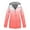 Pink, variant on gakvbuo Plus Size Rain Jacket for women Spring Winter Warm Coat Casaul Drawstring Outdoor Hooded Raincoat Windproof Tops Zipper Hooded Jackets Rain Coat With Pocket,Size S-5XL