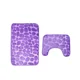 thumbnail image 1 of Alfombra de baño antideslizante de 50 x 80 CM y alfombra de baño de 50 x 40 CM, 2 piezas, violeta, 1 of 6
