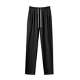 thumbnail image 3 of TBWNWG Men's Solid Color Tang Suit Two Piece Set Casual Formal Attire Large Size,Sizes 3XL, 3 of 6