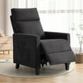thumbnail image 3 of THLAND Power Recliner High Resilience Foam Cushion Hemp-like Fabric Comfortable Breathable Dark Grey 2pcs, 3 of 5