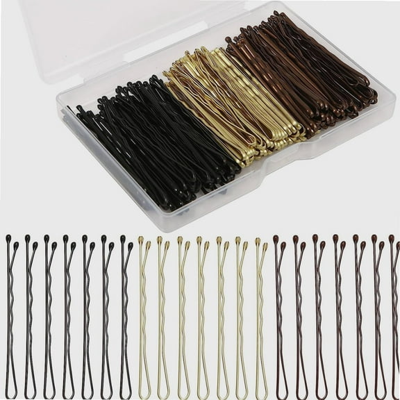 Bobby Pins,120Pcs Hair Clips Bun Hair Pins Hair Styling Pins,Suitable for All Hair Types (Multicolor)