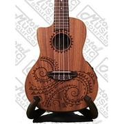 Luna Guitars A/E Concert Tattoo LEFTY w/Strings,Tuner & PC, UKE TEC MAH L COMP