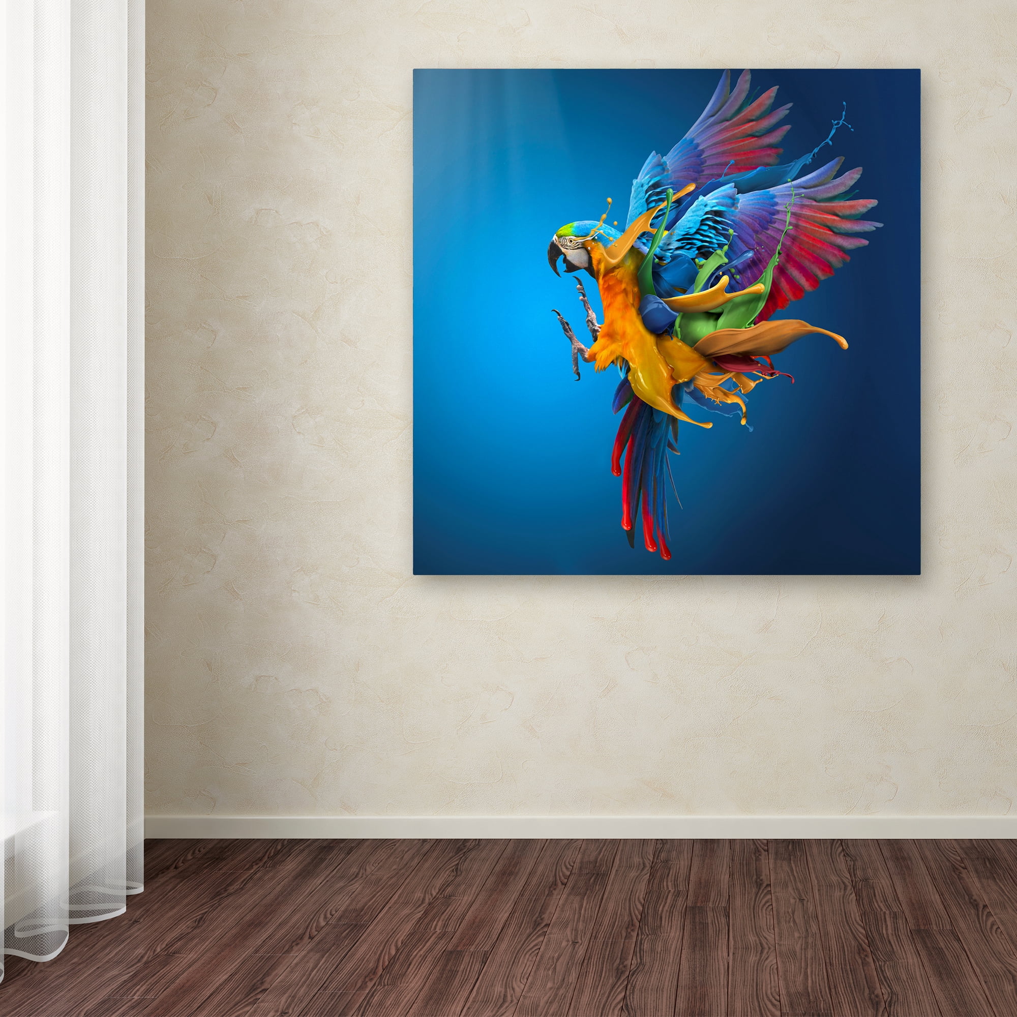 Trademark Fine Art 'Flying Colours' Canvas Art by Sulaiman Almawash