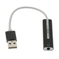 thumbnail image 2 of Adaptador de sonido Yotijar Tarjeta de sonido USB 2.0 a 3.5 Mm 7.1 Canales Negro, 2 of 8