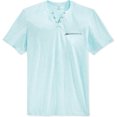 thumbnail image 1 of INC Mens Dean Split-Neck Embellecido playera, azul, grande I-N-C Camiseta adornada, 1 of 1