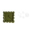 thumbnail image 1 of Reloj de pared acrílico decorativo, silencioso, con diseño de , resistente al agua, cuadrado, ideal para dormitorio, sala de estar y oficina., 1 of 8