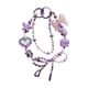 thumbnail image 5 of Llavero con cuentas, llavero de moda, regalo único, juguete coleccionable, adorno para teléfono. Violeta, 5 of 9