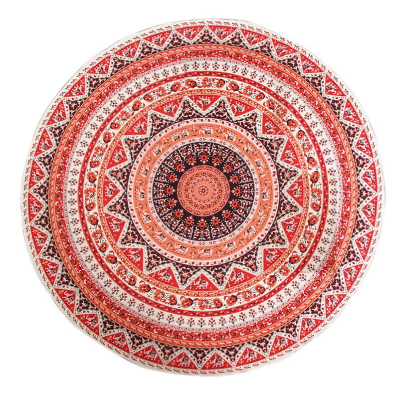 Indian Round Mandala Tapestry Wall Hanging Throw Towel Boho Beach Yoga Mat Decor 
