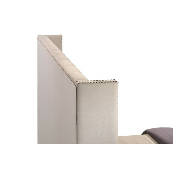 Luxeo Newport King Wingback Bed Com