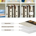 thumbnail image 4 of Yayeee Foldable Storage Basket for Shelves with Handles Set of 2 Waterproof Cloth Bins, Beige Abstract Dots, 4 of 7