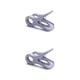 thumbnail image 4 of Pinzas colgantes Monstrate 2Conjunto plástico Gris, 4 of 6