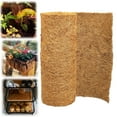 thumbnail image 2 of ​​ZCSKFIN Coconut Coir Liner Roll and Mat Sheet, Planter Window Box and Flower Basket Lining for Garden Decoration, Natural Eco-Friendly Animal Pet Habitat Bedding Material​​, 2 of 7