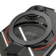 thumbnail image 5 of for iPhone 16 Plus Magnetic Clear Case with All-inclusive Camera Lens Film [Compatible with MagSafe] Shockproof Plating Anti-yellowing Transparent Ring Kickstand Slim Phone Case,Black, 5 of 7