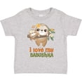thumbnail image 3 of Inktastic Sloth I Love My Babushka Boys or Girls Toddler T-Shirt, 3 of 5