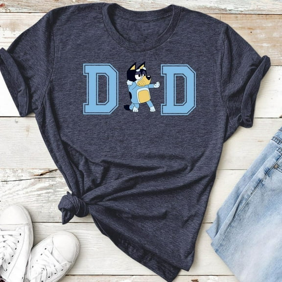 Bluey Dad Shirt, Bluey Bandit Shirts, Bandit Heeler Tee, Bluey Father'S Day Shirt, Bluey Family Dad Shirty, Bluey Dad Gift Tee, Bluey Match Unisex S-5XL Hot Trending Shirt, Vintage Birthday Gift