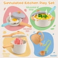 thumbnail image 3 of Kitchen Playset for Kids 3-6, Pretend Food and Cooking Accessories Set for Boys Girls 3-6 Indoor Outdoor Toys, 3 of 8