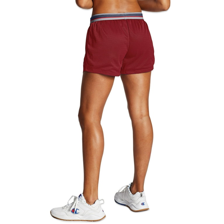Champion Women s Mesh Shorts 4 Inch Inseam