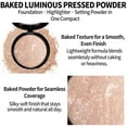 thumbnail image 2 of Baked Luminous Pressed Powder–Glow-Infused Foundation,Highlighter & Setting Powder in One–Color-Correcting,Oil-Control,Long-Lasting Coverage for All Skin Tones, 2 of 9