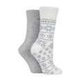 thumbnail image 1 of SockShop - 2 Pairs Mens & Ladies Thick Heavy Winter Warm Wool Hiking Boot Socks, 1 of 2