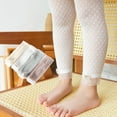 thumbnail image 5 of Cheers.US  Toddler Girls Knit Footless Leggings Basic Cotton Ankle Length Tights Stocking Pants for Little Kids, 5 of 7