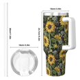 thumbnail image 4 of Bingfone Sunflowers for 40 Oz Stainless Steel Travel Mug Double Wall Water Coffee Cup for Home,Office, Outdoor Works Great for Ice Drinks and Hot Beverage, 4 of 8
