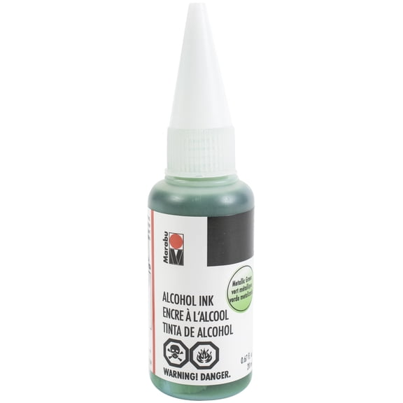 Marabu Alcohol Ink 20ml-Metallic Green