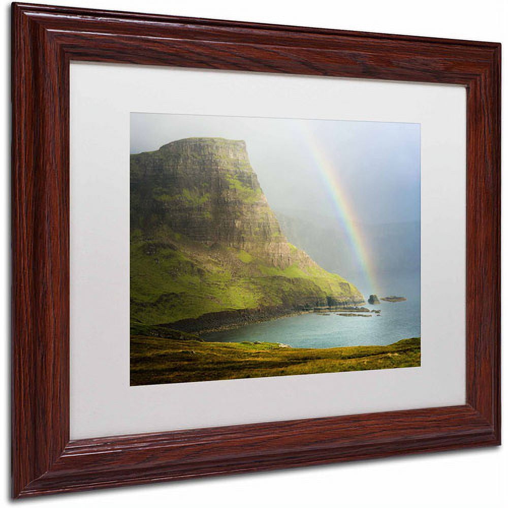 Trademark Fine Art "Visions" Canvas Art by Philippe Sainte-Laudy, White Matte, Wood Frame