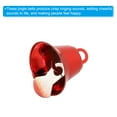 thumbnail image 4 of Uxcell Mini Jingle Bells 0.6" Metal Hanging Bells Red 50Pack, 4 of 5
