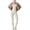 Khaki, variant on Women'S Shrug Spring Fashion Cropped Cardigan Cream L