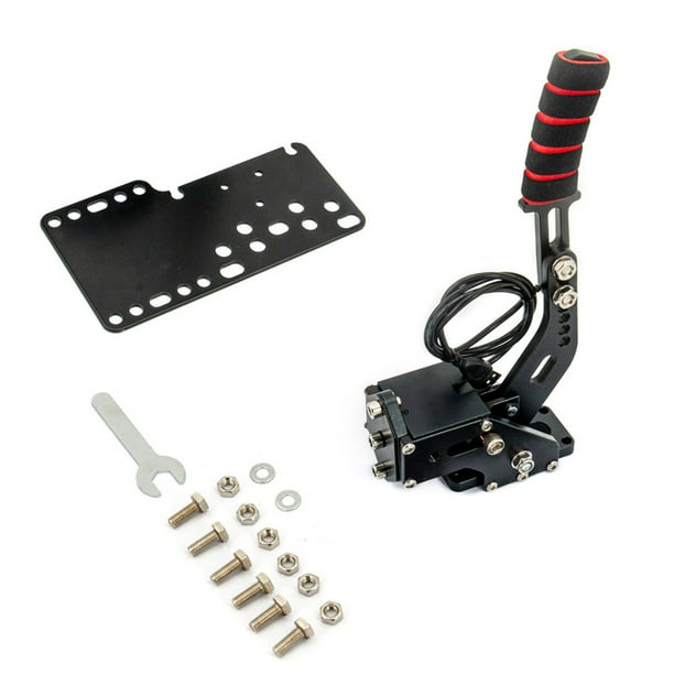 Kenally Freno de mano para juegos, instalación práctica, artesanía, palanca de cambios de acero de alta resistencia, soporte USB, Vehículos, repuestos y accesorios Mis