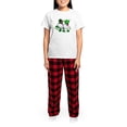 thumbnail image 4 of CafePress - Toy Fox Terrier Irish Women's Light Pajamas - Women's Short Sleeve Print T-Shirt and Pants Light Cotton Pajama Set, 4 of 7