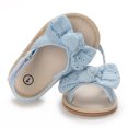 thumbnail image 4 of JSCDRPDWL Size 5 Toddler Girl Sandals Boys Wide Shoes Toddler Girls' Summer Outdoor First Walk Sandals with Flower Bowknot Kids Shoes Toddler Shoes Size 6, 4 of 6