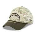 thumbnail image 3 of Men's New Era  Camo Los Angeles Chargers 2025 Salute to Service 39THIRTY Flex Hat, 3 of 5