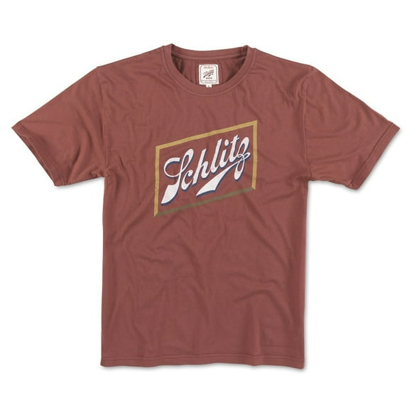 Schlitz Beer Red Men's Logo T-Shirt-Small