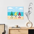 thumbnail image 6 of Naloa Gnomes On The Beach Print Canvas Bathroom Wall Art,Bathroom Wall Art Decoration, Canvas Poster Prints,Decorative Paintings for Living Room, Bathroom, Kids Room, 6 of 6