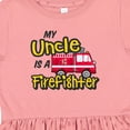 thumbnail image 4 of Inktastic My Uncle is a Firefighter with Fire Truck Girls Toddler Dress, 4 of 5
