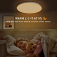 thumbnail image 2 of Senhu Smart Ceiling Light, RGB LED Ceiling Light Fixture, Flush Mount Light Fixture, DIY Colors, Works with Alexa, 2700K-6500K Ceiling Lights for Bedroom, Living Room, 2 of 8