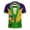 B_Multicolor, variant on Carnival Tops for Men Women Novelty 3D Print Crew Neck Shirt Short Sleeve Loose Casual Fashion Blouses Multicolor XXXL