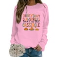 thumbnail image 2 of Turkey Fravy Beans And Rolls Casserole Sweatshirts for Women 2025 Long Sleeve Crewneck Thanksgiving Graphic Pullover Tops, 2 of 4
