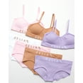 thumbnail image 2 of dELiA*s Girls Training Bra Underwear Set Seamless Training Bralette and Hipster Panties 7 Piece, 2 of 7