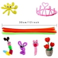 thumbnail image 3 of HPZZ 324 Pieces Pipe Cleaner 27 Colors Chenille Stems for DIY Art Creative Crafts Project Decorations (6 mm x 12 Inch), 3 of 7
