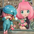 thumbnail image 3 of Figura de acción de la familia Anime Spy X Anya, 1/6/7 piezas, figura de acción de la vida diaria de Anya con sonrisa relajada, estatua de colección, juguete para regalo de niños, 3 of 5