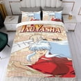 thumbnail image 4 of Inuyasha Conjunto de sábanas temático, trío de piezas, cómodo y amigable con la piel, diseño único, regalo de decoración para el hogar para familiares, amigos y fans,173cm *218cm, 4 of 6