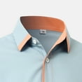 thumbnail image 3 of Camisas Para Hombre Camisa de manga larga coloreada con cuello de solapa informal a la moda de primavera y otoño para hombre (Sky Blue, M), 3 of 5