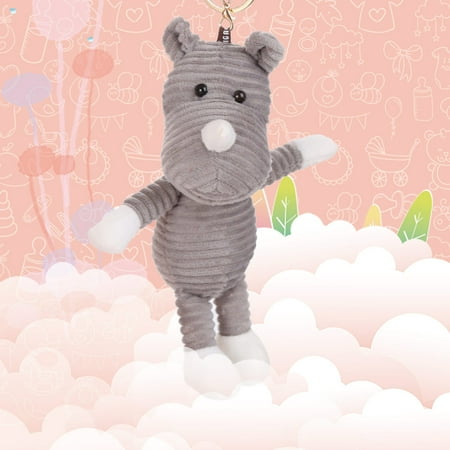 Plush Toy Backpack Accessories Cute Plush Toys Rhinoceros Soft Stuffed Animals Dolls Gift Pp Paw Patrol Plush Toys